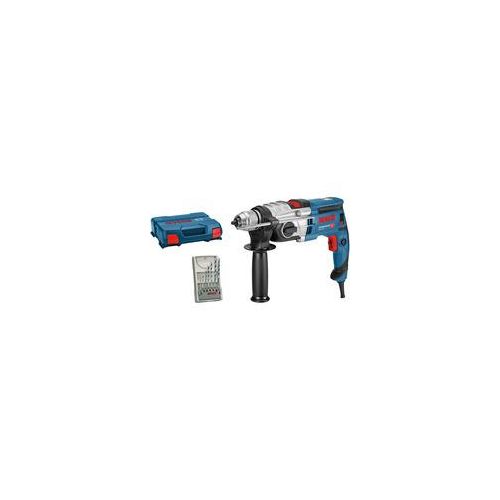 Schlagbohrmaschine GSB 20-2 Professional blau/schwarz, 850 Watt, L-CASE + Steinbohrer-Set