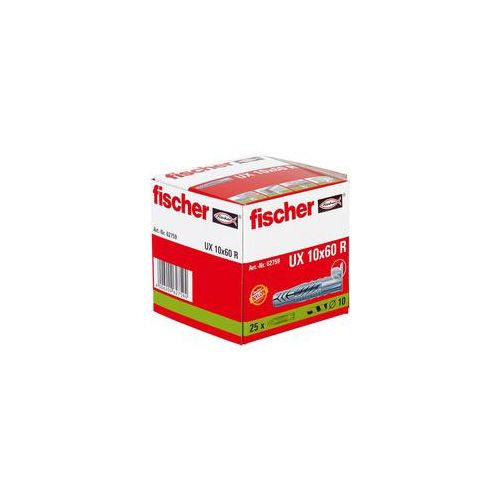Universaldübel UX 10x60 R hellgrau, 25 Stück