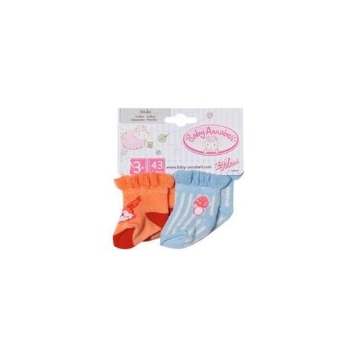 Baby Annabell Socken 2er-Pack, Puppenzubehör sortierter Artikel, 43 cm, zwei Paar