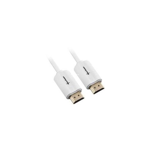 Kabel HDMI Stecker ></noscript> HDMI Stecker weiß, 2 Meter, HDMI 4K