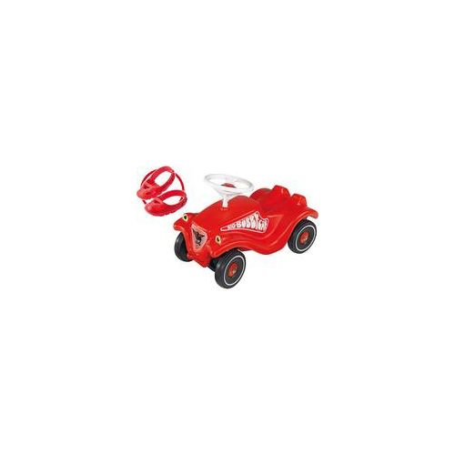 Bobby-Car-Classic, Rutscher rot/schwarz, Flüsterräder und Schuhschonern