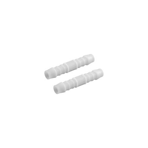 Schlauchverbindung 10mm, Kupplung weiß, 2 Stück