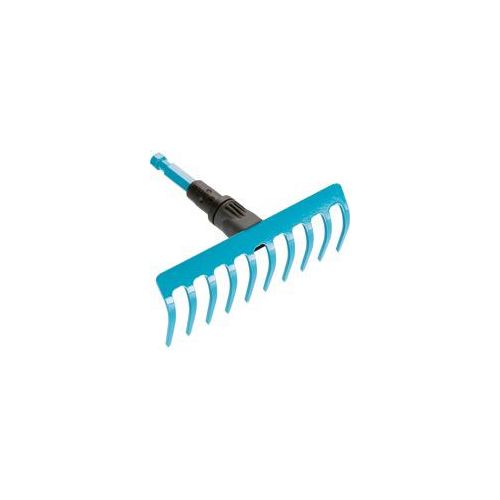 combisystem-Kleinrechen, 10 Zinken türkis, 18,5cm