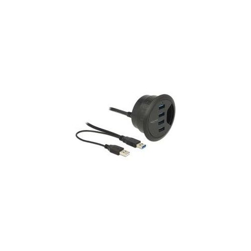 Tisch-Hub 4x USB 3.0 60mm, USB-Hub