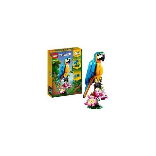 31136 Creator 3-in-1 Exotischer Papagei, Konstruktionsspielzeug