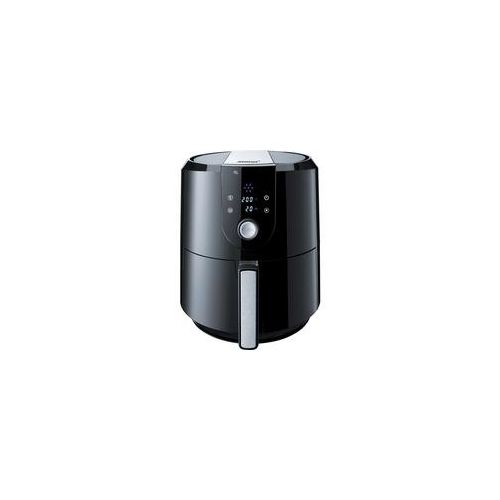 Heißluftfritteuse HF 5000 XL schwarz/edelstahl, 1.800 Watt, Korb 5,2 Liter, teilbar