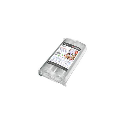 Folienrolle VRS 2060, 20cm x 6 Meter, Vakuumier-Folien transparent, 2 Rollen