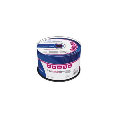 CD-R 700 MB, CD-Rohlinge 52fach, 50 Stück, bedruckbar