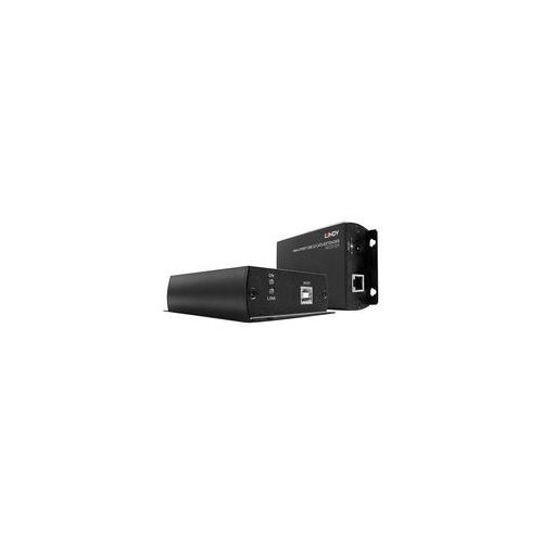 140m 4 Port USB 2.0 Cat.6 Extender, USB-Extender schwarz, USB 2.0 Cat.6