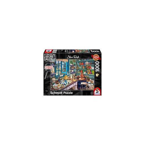Steve Read: Secret Puzzles - Künstler-Atelier 1000 Teile