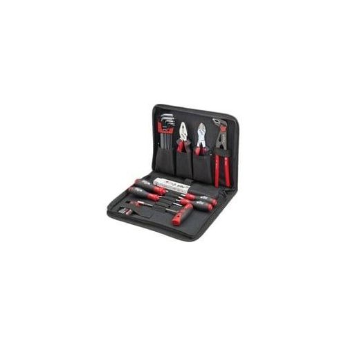 Werkzeug-Set Mechaniker schwarz/rot, 32-teilig, mit Tasche