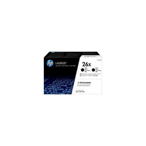 Toner schwarz 26X (CF226XD) 2er Pack