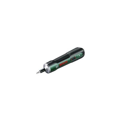 Akkuschrauber PushDrive 3,6Volt grün, mit 10-teiligem Schrauberbit-Set