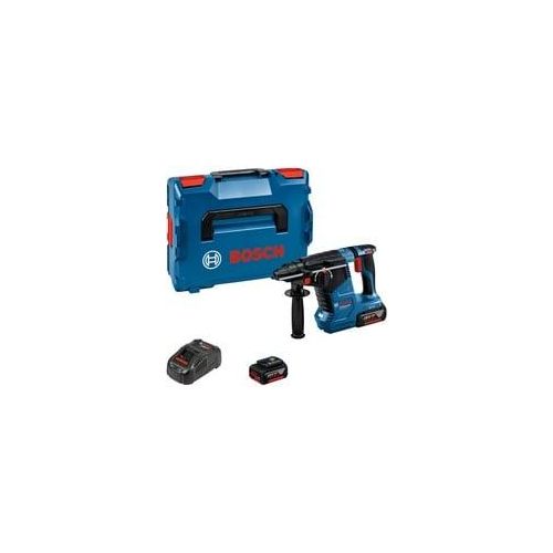 Akku-Bohrhammer GBH 18V-24 C Professional, 18Volt blau/schwarz, 2x Li-Ionen Akku 5,0Ah, Bluetooth, in L-BOXX
