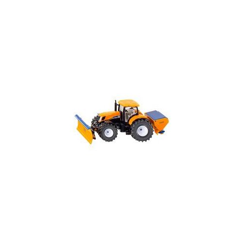 SUPER Traktor mit Räumschild und Streuer, Modellfahrzeug