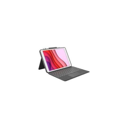 Combo Touch, Tastatur grau, DE-Layout, Scherenmechanik, für iPad 9./8. /7. Generation