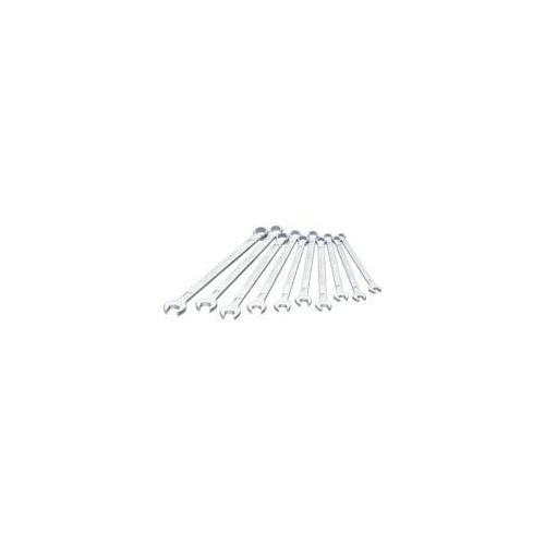 Ring-Maulschlüssel-Satz 600LG/10, 10-teilig, Schraubenschlüssel verchromt, lang