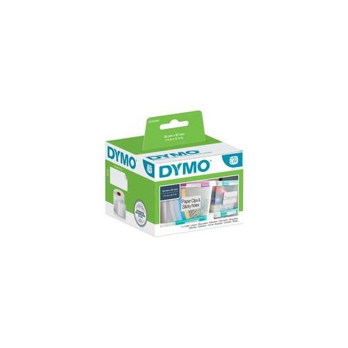 LabelWriter ORIGINAL Vielzwecketiketten 32x57mm, 1 Rolle mit 1000 Etiketten weiß, wieder ablösbar, S0722540