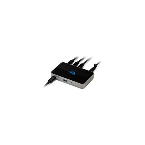 Thunderbolt Hub, Dockingstation grau/schwarz, Thunderbolt 4, USB-A