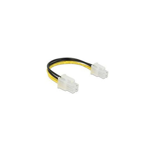 Kabel P4 Stecker ></noscript> P4 Stecker schwarz/gelb, 15cm