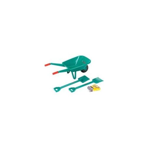 Bosch Gartenset mit Schubkarre 4-teilig, Gartenspielgerät grün