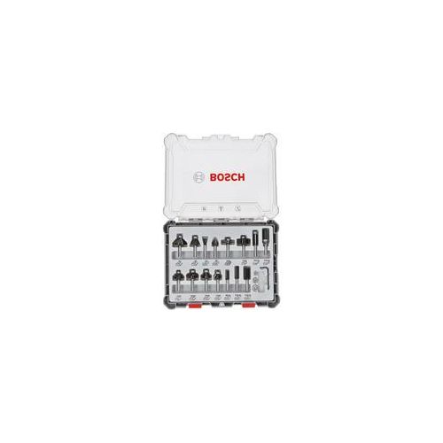 Fräser-Set, 15-teilig 8mm-Schaft