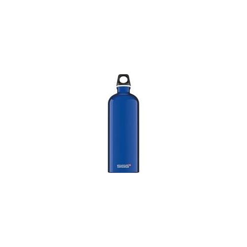 Alu Traveller 1 Liter, Trinkflasche blau