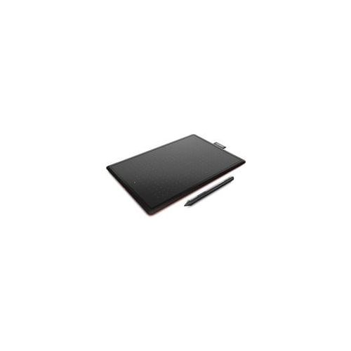 One by Wacom, Grafiktablett schwarz/rot, Small