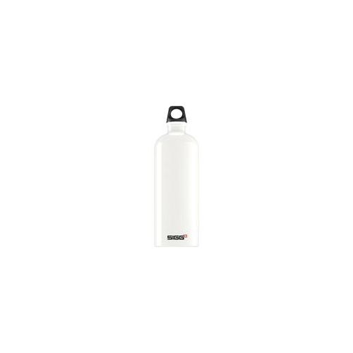 Alu Traveller 1 Liter, Trinkflasche weiß