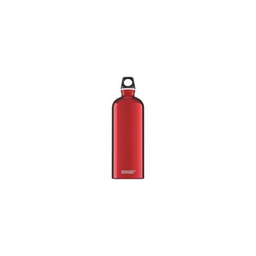 Alu Traveller 1 Liter, Trinkflasche rot