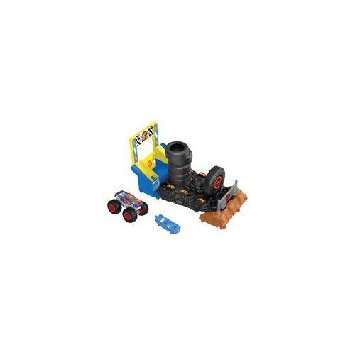 Monster Trucks Arena World: Entry Challenge - Race Ace''s Tire Smash Race, Rennbahn inkl. 2 Spielzeugautos