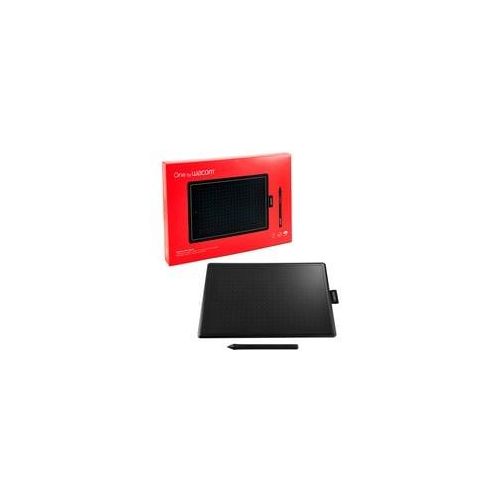 One by Wacom, Grafiktablett schwarz/rot, Medium