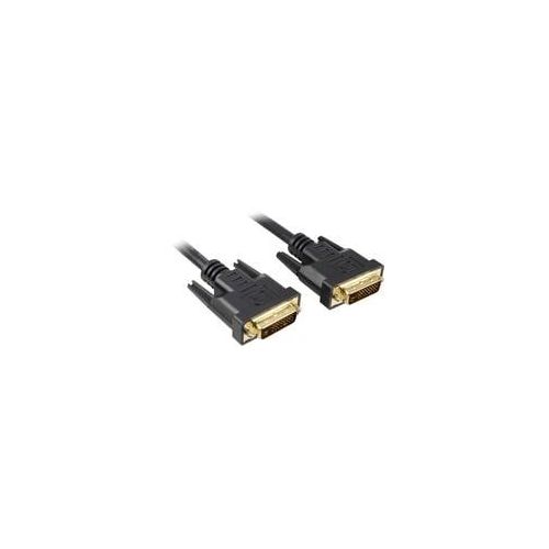 Kabel DVI-D ></noscript> DVI-D schwarz, 3 Meter, Dual Link, 24+1