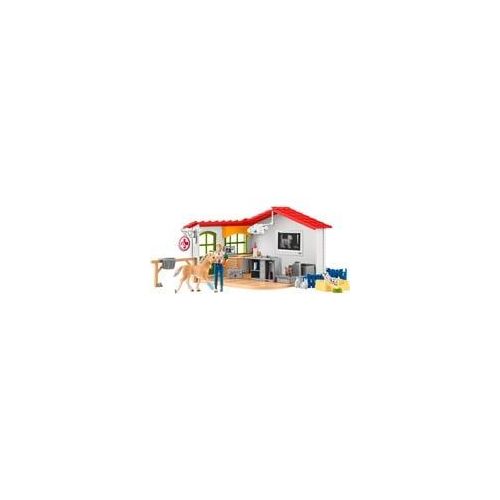 Farm World Tierarzt-Praxis mit Haustieren, Spielfigur