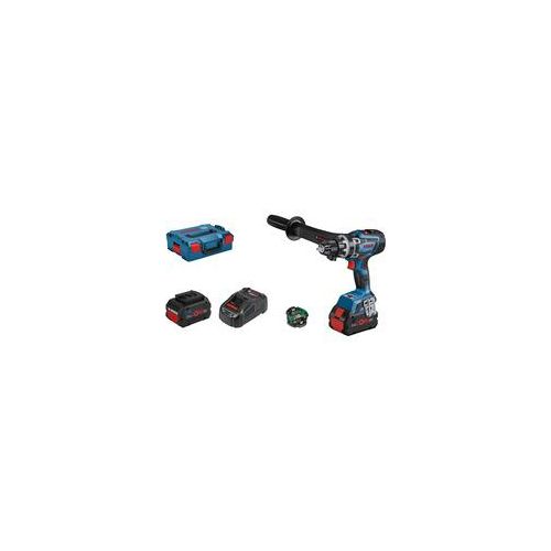 Akku-Bohrschrauber BITURBO GSR 18V-150 C Professional, 18Volt blau/schwarz, 2x Akku ProCORE18V 8,0Ah, Bluetooth Modul, L-BOXX