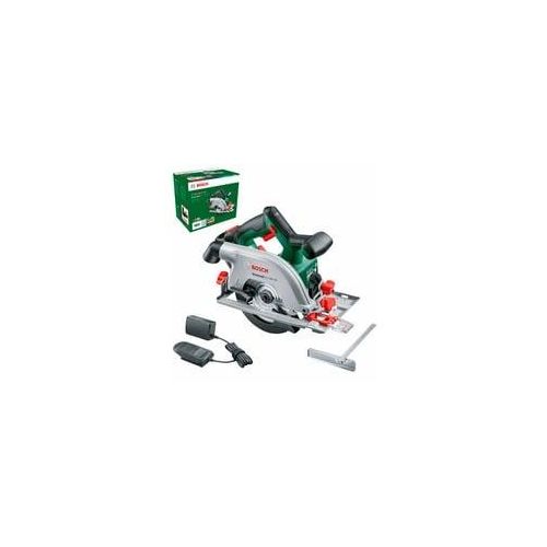 Handkreissäge UniversalCirc 18V-53, 18Volt grün/schwarz, Li-Ionen Akku 2,5Ah, POWER FOR ALL ALLIANCE