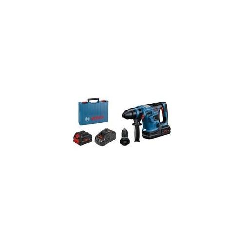 Akku-Bohrhammer GBH 18V-34 CF Professional blau/schwarz, 2x Akku ProCORE18V 8,0Ah, Bluetooth Modul, Koffer
