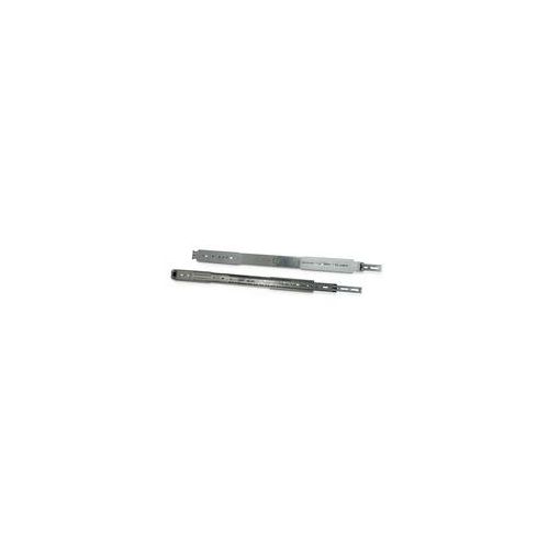 26" Teleskopschienensatz für IPC-Gehäuse, Einbauschienen silber