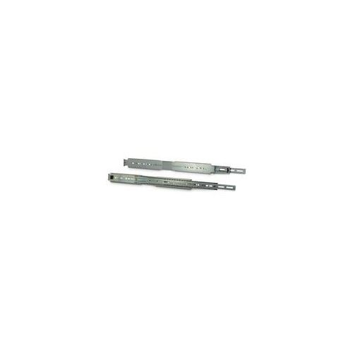 18" Teleskopschienensatz für IPC-Gehäuse, Einbauschienen silber