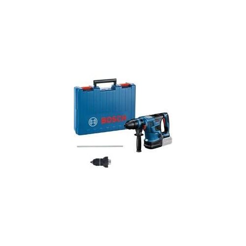 Akku-Bohrhammer GBH 18V-34 CF Professional solo blau/schwarz, Bluetooth Modul, ohne Akku und Ladegerät, im Koffer