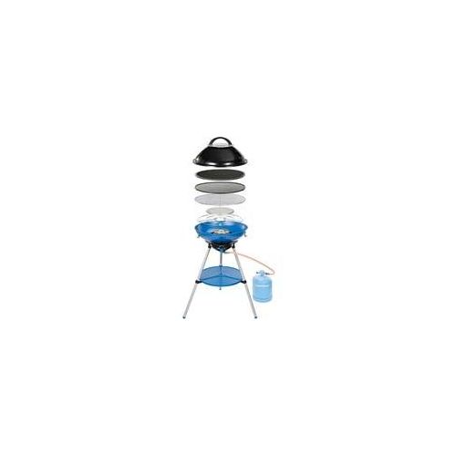 Party Grill 600 R Gaskocher, Gasgrill schwarz/blau, 50 mBar