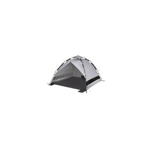 Strandmuschel Calida 80, Zelt silber/grau, Regenschirm-System