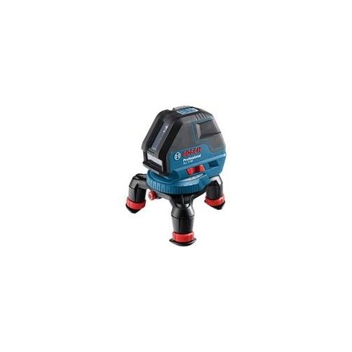 Linienlaser GLL 3-50 Professional, Kreuzlinienlaser blau/schwarz, Laserzieltafel, Schutztasche