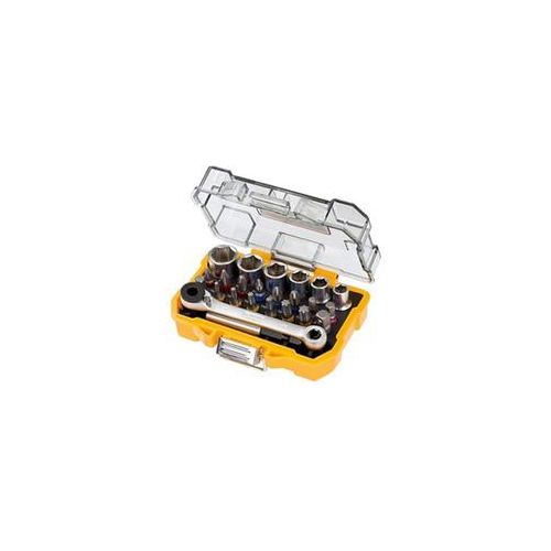 Schrauber Bit- und Ratschen-Set DT71516, 24-teilig, Werkzeug-Set inkl. hochwertiger Ratsche