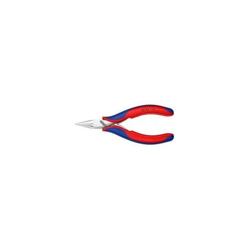 Elektronik-Greifzange 35 22 115, Elektronik-Zange rot/blau, glatte Greifflächen, Länge 115mm