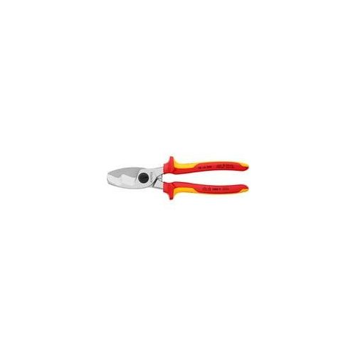 Kabelschere 95 16 200 , Schneid-Zange für Cu- und Al-Kabel, Doppelschneide, VDE