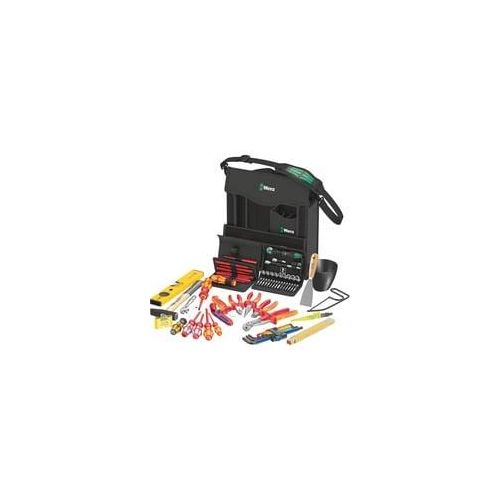 2go E 1 Werkzeugsatz für Elektroinstallationen, Werkzeug-Set schwarz, 73-teilig