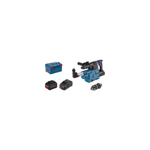 Akku-Bohrhammer GBH 18V-26 F Professional, 18Volt blau/schwarz, 2x Akku ProCORE18V 5,5Ah, L-BOXX, Staubabsaugung