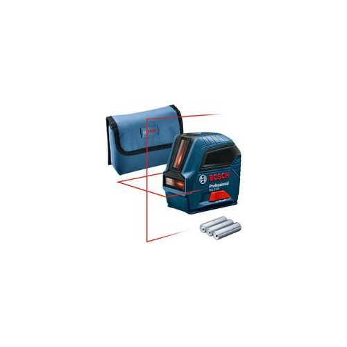 Kreuzlinienlaser GLL 2-10 Professional blau/schwarz, rote Laserlinien