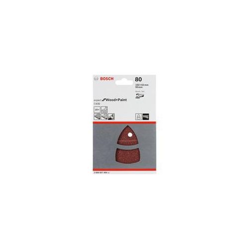 Schleifblatt C430 Expert for Wood and Paint, 102 x 62 / 93mm, K80 10 Stück, für Multischleifer